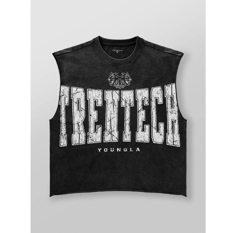 YOUNGLA American Summer New Men's Vest Jogger Gym Sports Fitness Sleeveless T-Shirt Vest