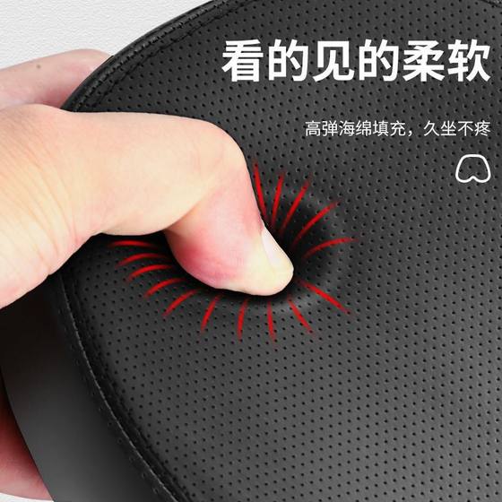 Mountain Bike Silicone Cushion Super Soft Shock Absorbing Bicycle Cushion Comfortable Riding Saddle Nose-Free Seat Bag
