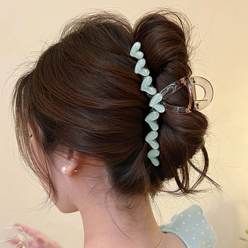 Pinza tiburón cabello estilo coreano elegante resistente gran sujeción​ image 146