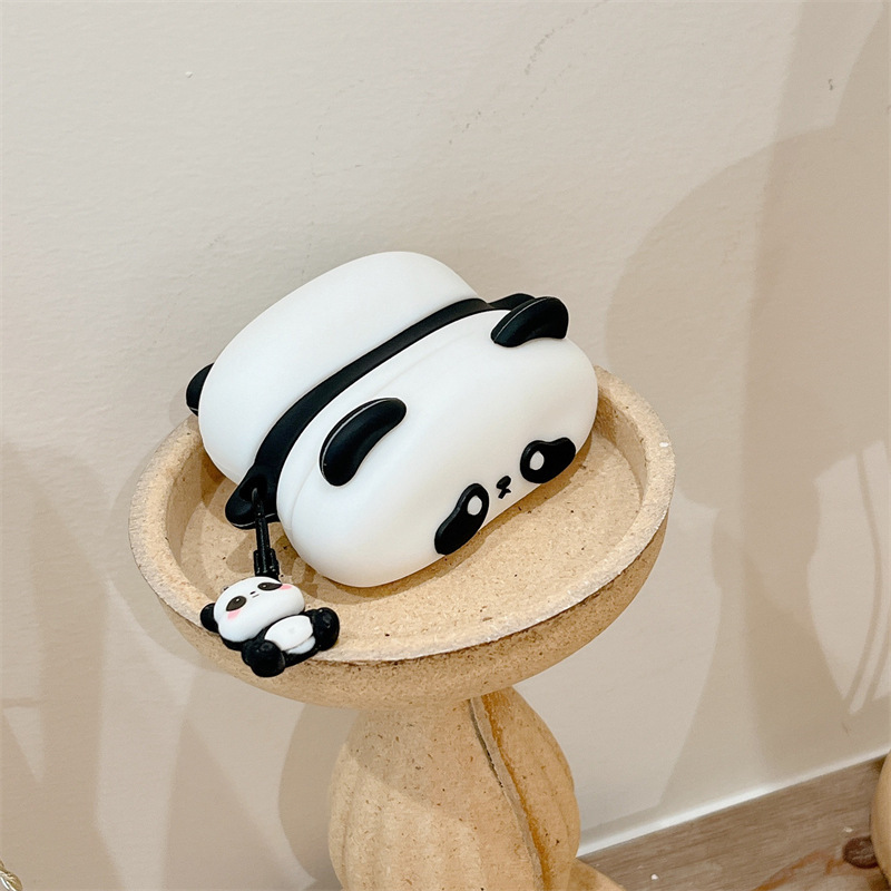 Cute Panda Protective Case for AirPods Pro 3Rd Generation, 4Th Generation, Pro 2Nd Generation Apple Bluetooth Earphone Case Cute Panda Protective Case for AirPods Pro 3Rd Generation, 4Th Generation, Pro 2Nd Generation Apple Bluetooth Earphone Case