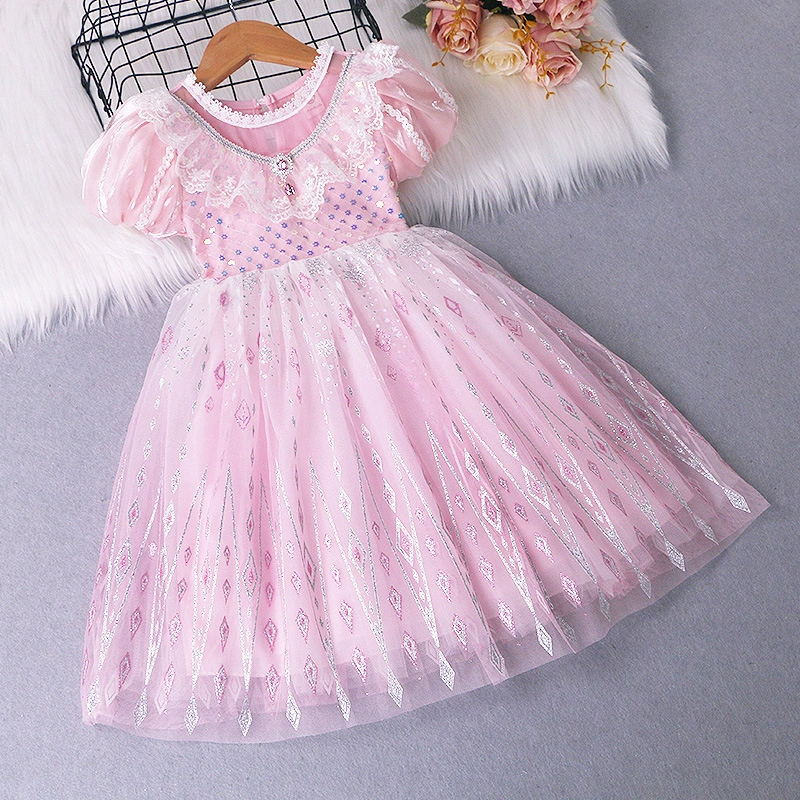 Юбка-пачка для детей среднего и старшего возраста 2025 года, платье принцессы, юбка из тюля, летнее платье, стильная и модная детская одежда, незаменимая вещь для ранней зимы.