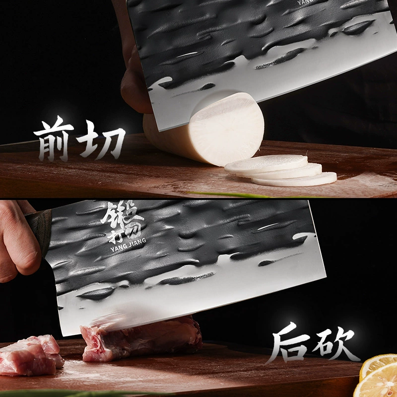 Кухонный нож Longquan, бытовой, сверхбыстрый, острый, для нарезки мяса, специальный нож шеф-повара, нож знаменитости из Интернета, кухонный нож для ковки костей