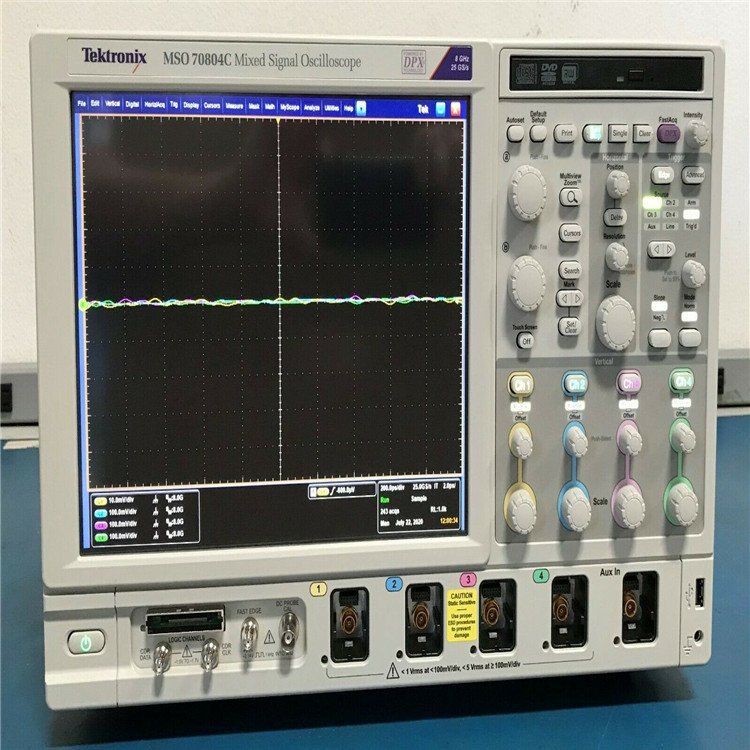 出售 二手泰克Tektronix MSO70804C 8GHz 4通道 混合域示波器
