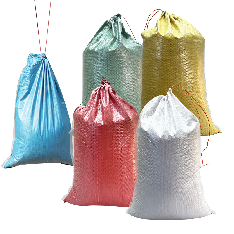 Añadir cuerda de dibujo cerrado película impermeable bolsa de tejido bolsa de embalaje de piel de serpiente bolsa de ropa bolsa de transporte bolsa de almacenamiento