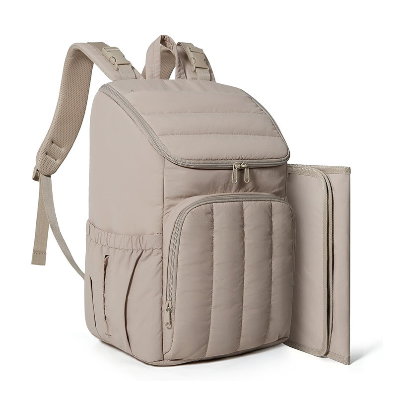Amazon nueva bolsa de pañales de cama de dama, mochila para mamás, mochila para bebés pequeños, mochila de pañales de viaje mini ligera