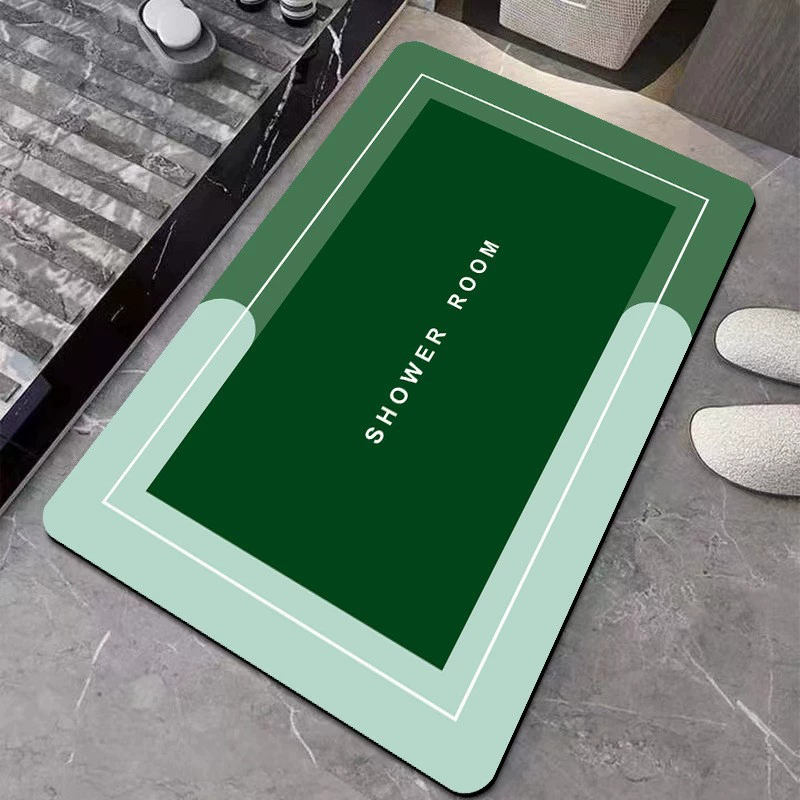 Трансграничные мягкие коврики из диатомовой грязи, дверные коврики, нескользящие коврики для ванной комнаты, впитывающие коврики для дверей ванной комнаты, быстросохнущие коврики для ног.