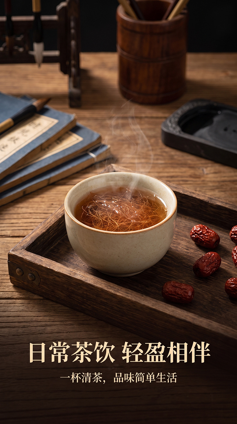 Dried Corn Silk Yu Mi Xu 500g Natural Sun Dried Herbal Tea Ingredient Bulk Supply in use