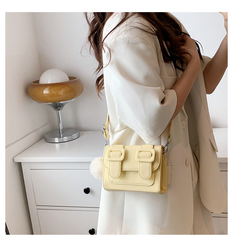 Fashion Contrast Color Women's Summer 2022 New Messenger Small Square Bag display picture 2