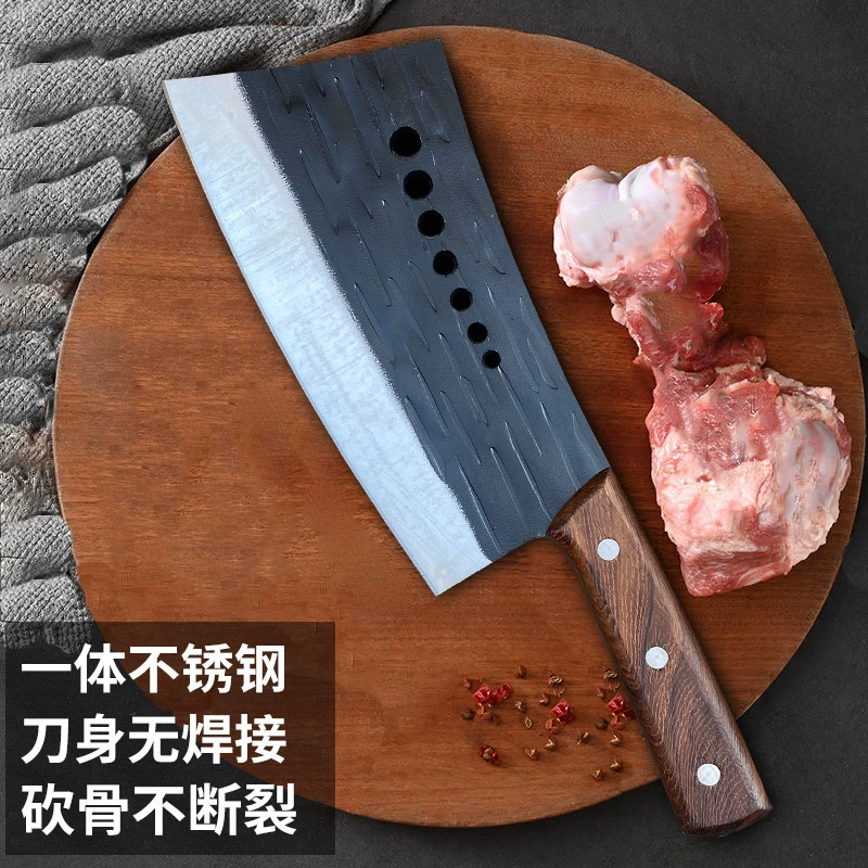 Семь звезд нож специальный подковной кованый коммерческий резак кости старомодный утолщённый резак кости нержавеющая сталь туши резак для костей