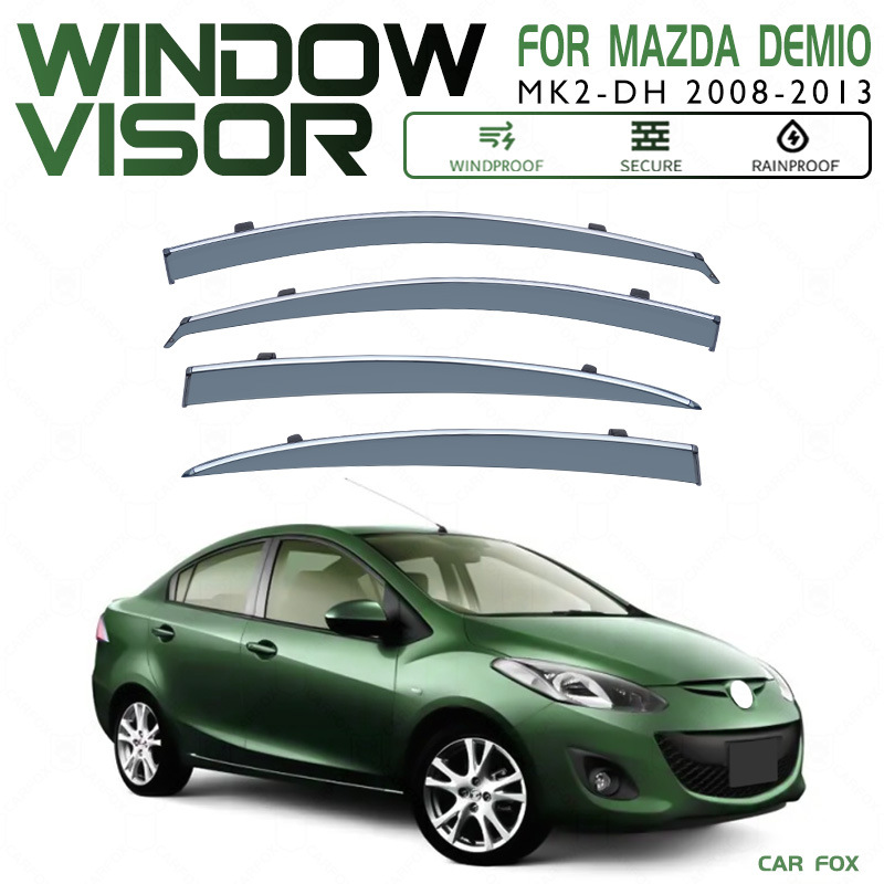 Suitable for Mazda MAZDA Demio Window visor Car Window Sunny Rain Shield Rain Eyebrow