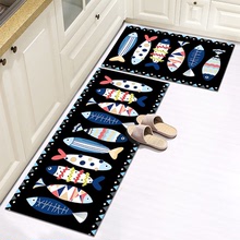 一件代发厨房地垫组合地垫浴室进门垫欧式地毯可机洗手洗厨房地毯