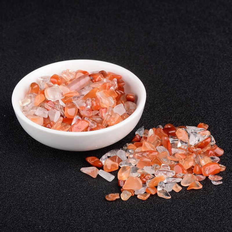 Red rabbit fur / 3-5mm 100g