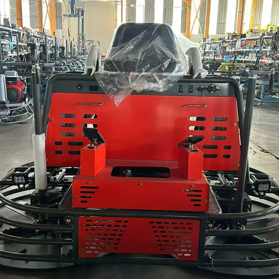 中晟建筑用混凝土座驾式抹光机 混凝土路面收边机 柴油汽油抹光机