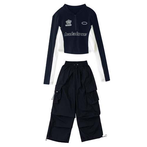New Year's Day Children's Performance Costumes Trendy Street Dance Costumes Hiphop Street Boys Drum Set Girls Jazz Dance Performance Costumes