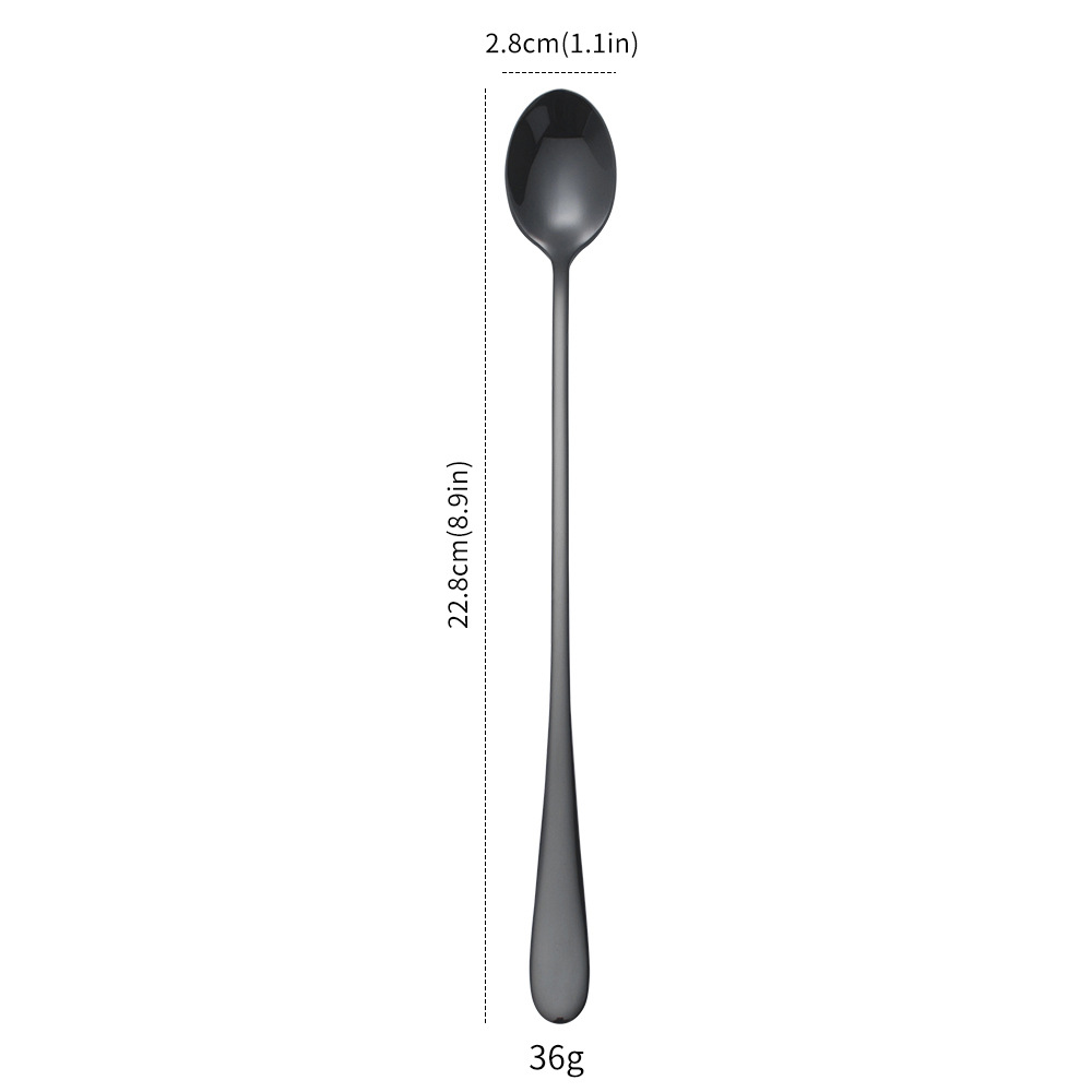 23cm 길이의 얼음주걱 블랙