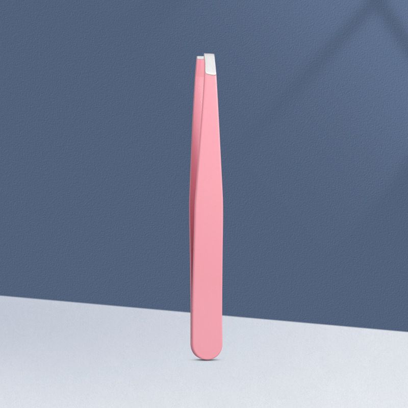 Acero inoxidable negro ceja clip de ceja especial ceja clip de ceja clip de ceja de alta precisión rosa ceja clip de ceja