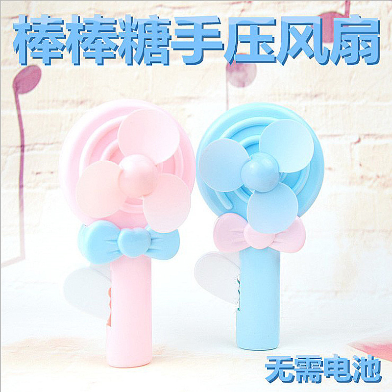 Cartoon handheld small air fan for traveling for students