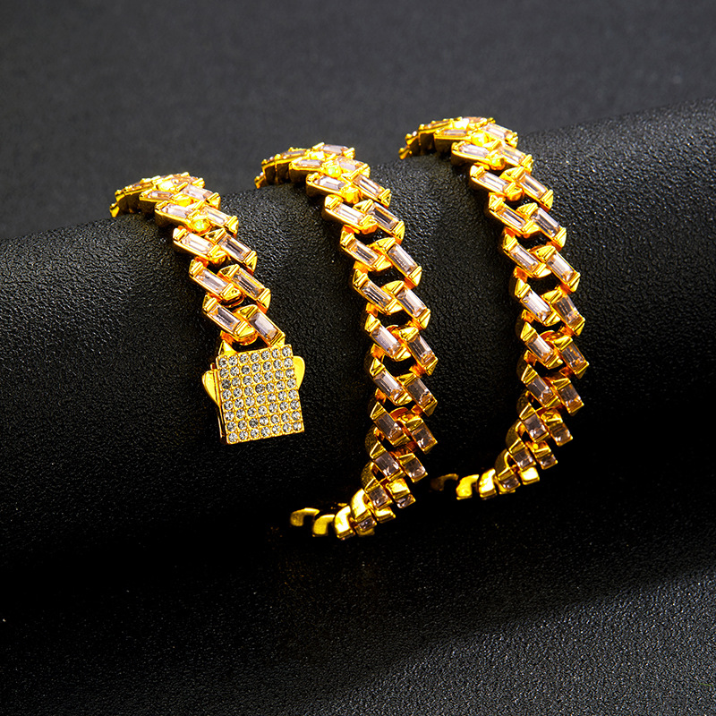 Fashion Geometric Alloy Inlay Rhinestones Unisex Sweater Chain 1 Piece