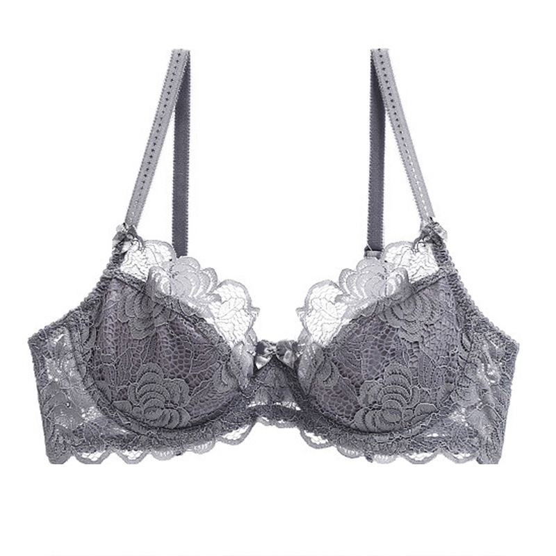 Sexy encaje sujetador traje ropa interior de las mujeres rojo nacimiento año puro deseo sujetador francés Sujetador push up cómodo