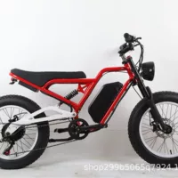 Трансграничный 48V500W снег 20-дюймовый велосипед горный внедорожный велосипед имитация мотоцикла электрический велосипед