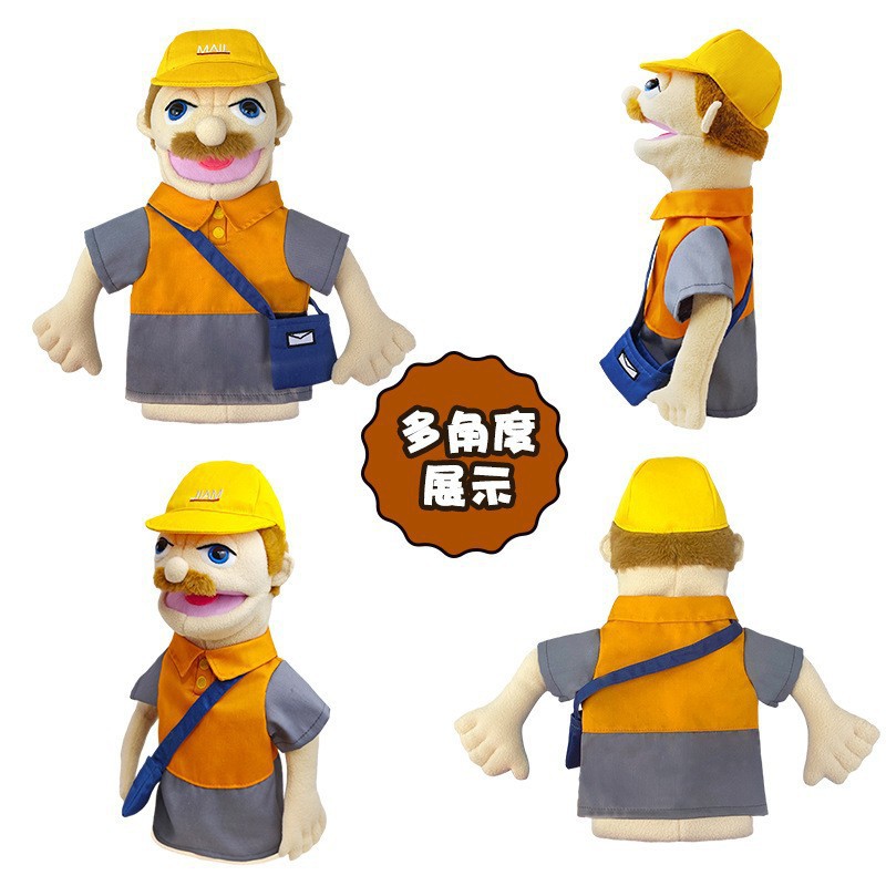 Personajes profesionales Muñecas de la policía Guantes de peluche Juguetes Doctor Maestros Historias Juegos Accesorios Interactivos Educación temprana para bebés