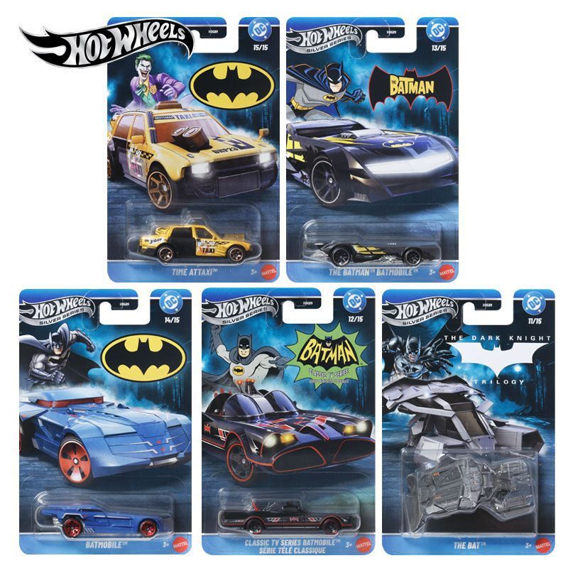 In-stock Hot Wheels High Quality Batman Theme 5-vehicle series Batman war vehicle alloy car model collection set H In-stock Hot Wheels High Quality Batman Theme 5-vehicle series Batman war vehicle alloy car model collection set H