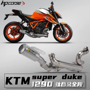 KTM Super Duke1290 20-24 motosiklet modifikasiya olunmuş tam titan ərintili qaz borusu