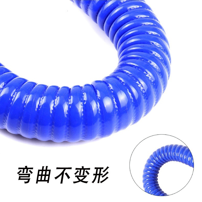 Inner Diameter 16-110mm Blue Silicone Steel Wire Reinforced Hose High Temperature Pressure Resistant Warm Air Coolant Water Pipe for Automobiles