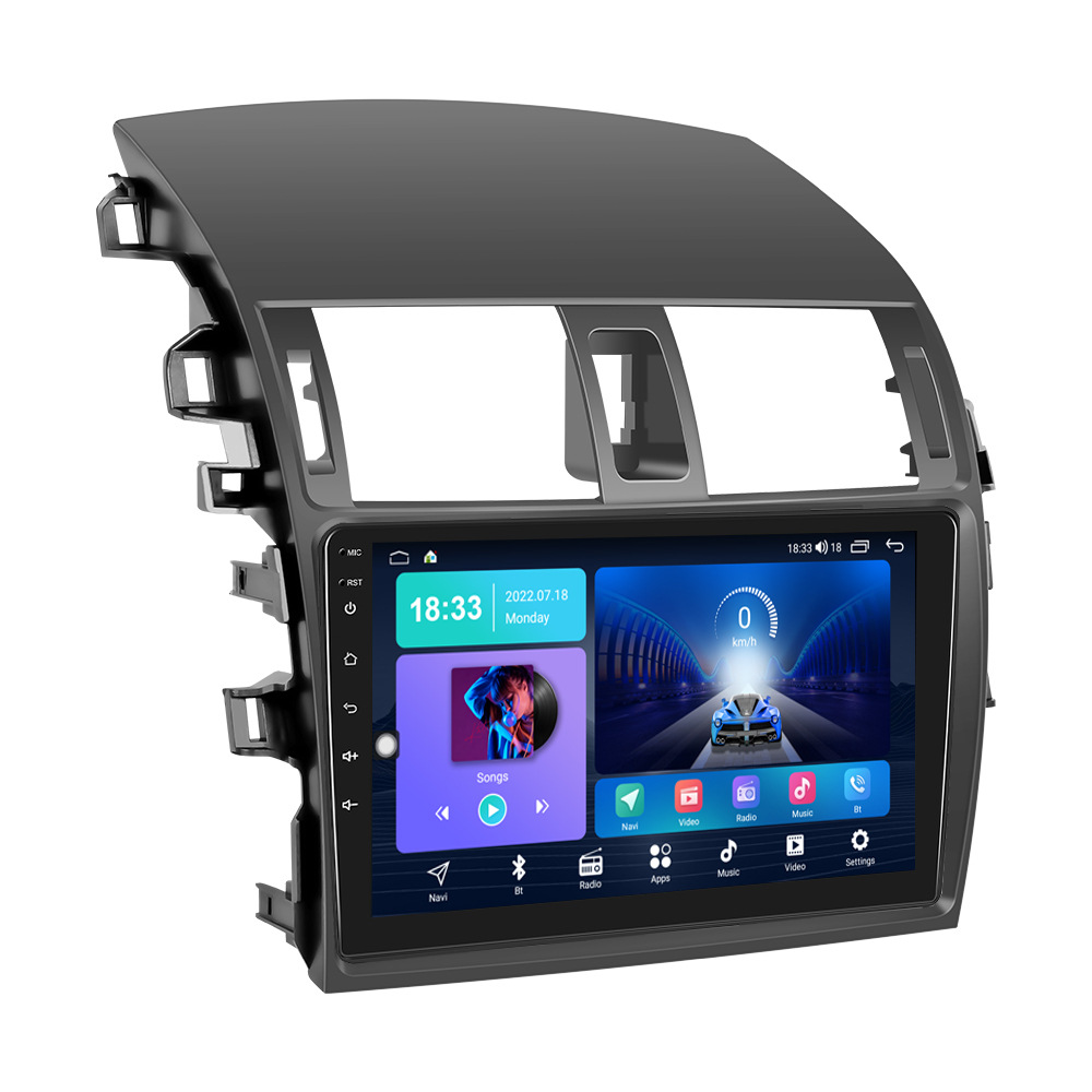 Suitable for Toyota Corolla 06-13 Gps Android Navigation System with Bluetooth and Reversing Camera Intelligent Car Machine