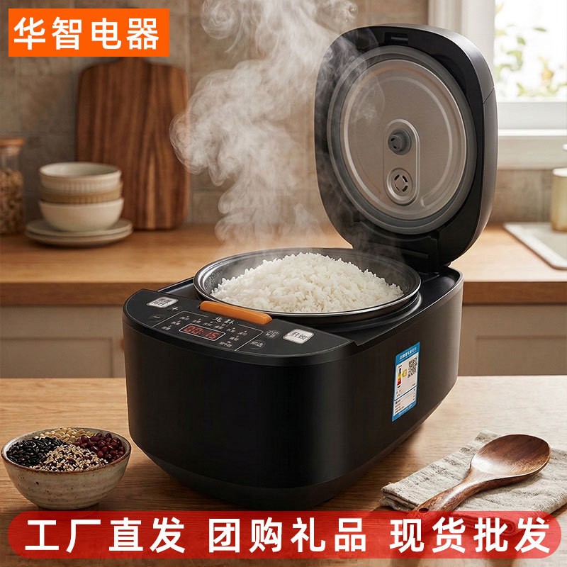 Xianke Rice Cooker 5L Large Capacity Non-stick Ball Kettle Intelligent Reservation Insulation Multifunctional Household 3-4 Person Rice Cooker