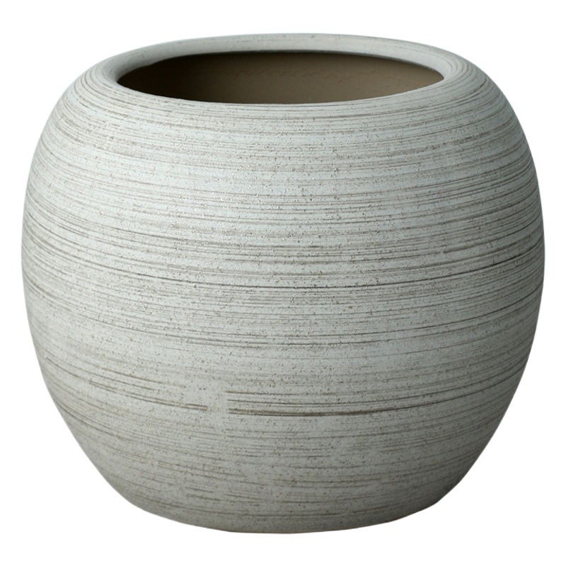 Gran decoración centro comercial creativo personalizado maceta extra grande Bola de jardín de gran tamaño patio Puerta de plantación de árboles