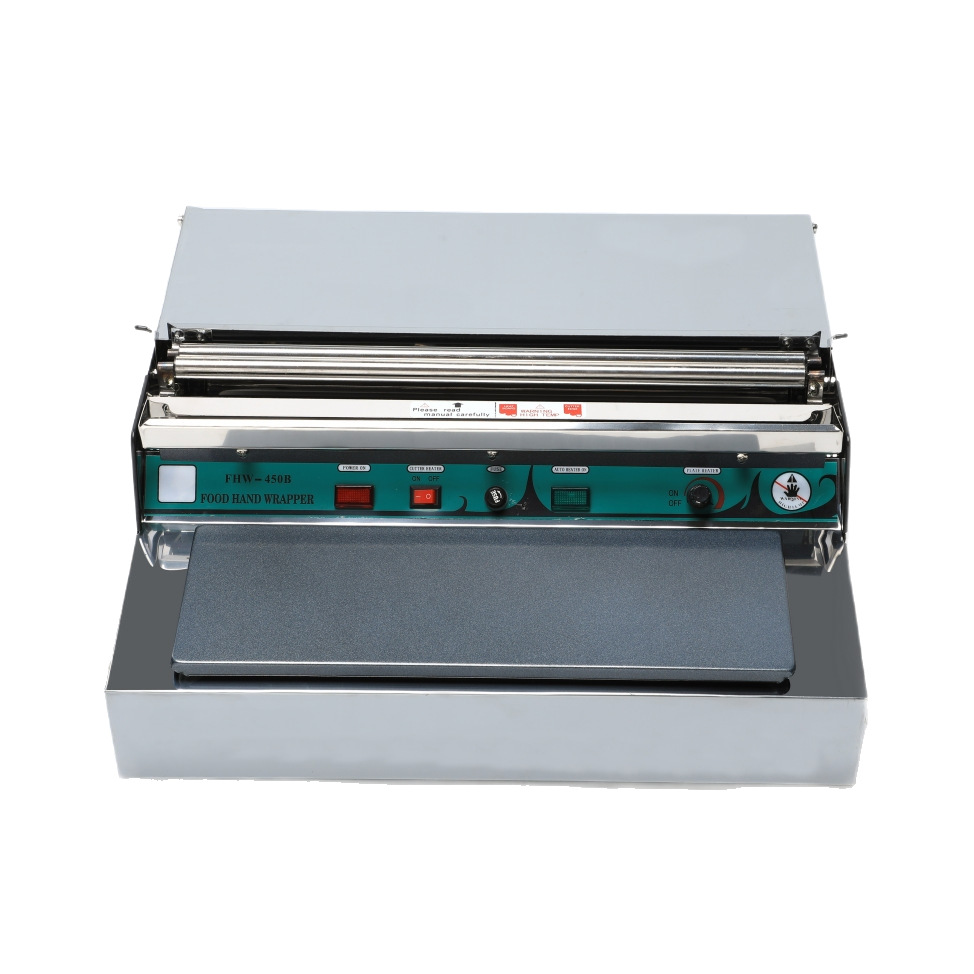 2025 máquina de sellado de película de envasado incorporada máquina de sellado de envasado de alimentos 450b