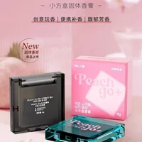 Корейский дезодорант-бальзам PEACH JO+ в маленькой квадратной коробочке, женский, портативный, с длительным ароматом, модный стиль.