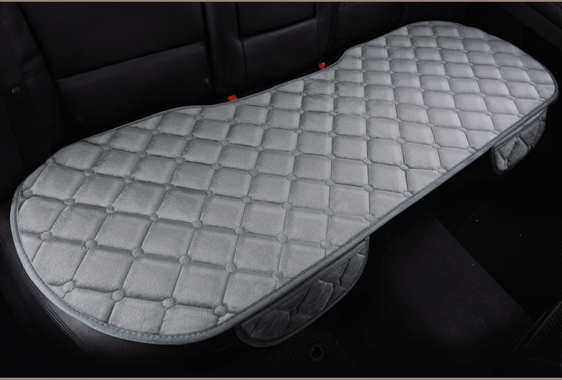 Non-slip warm car seat cushion three-piece set without backrest wool cushion manufacturers