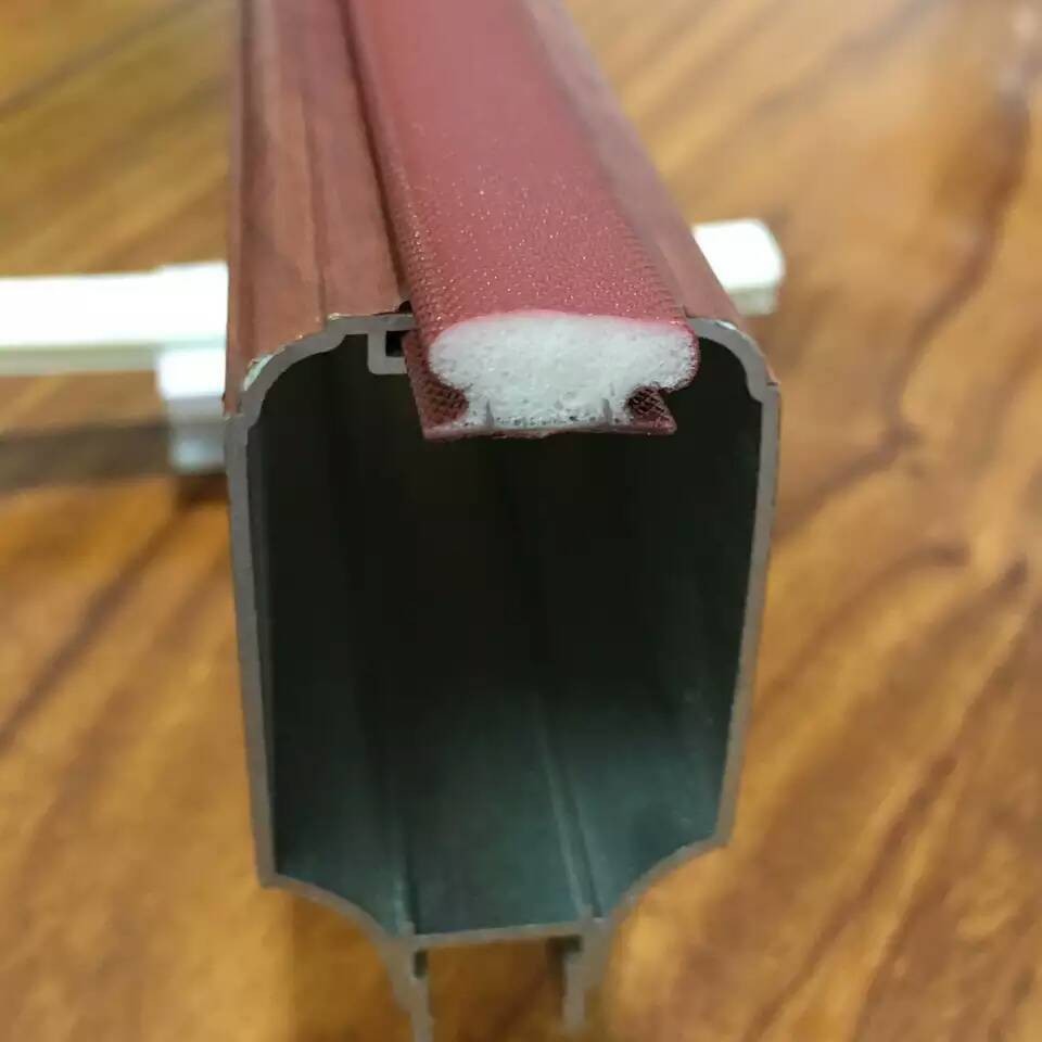 移门防撞条 移门pu包覆穿插防撞条 pu包覆防撞条移门皮条