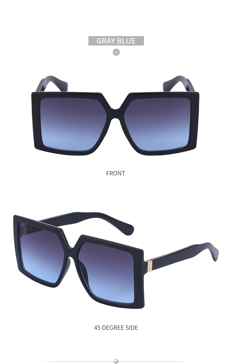 2021 New European And American Fashion Sunglasses Men's Trend Cross-border Sunglasses display picture 7