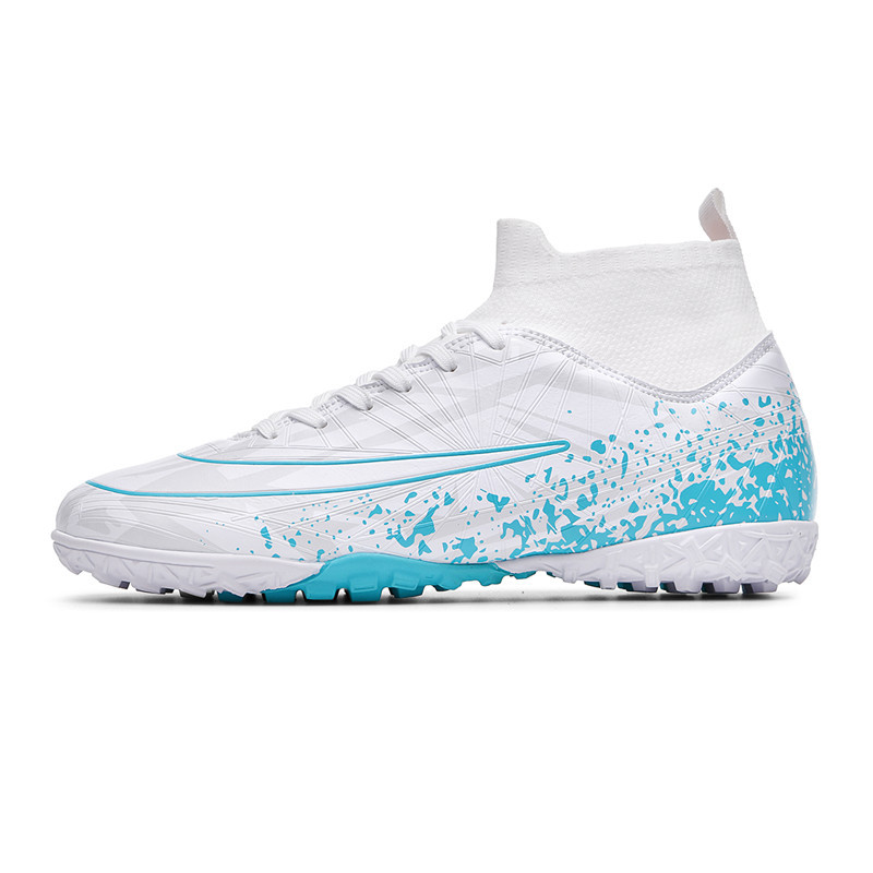 Nuevos zapatos de fútbol transfronterizos de alto impacto al aire libre para estudiantes de primaria y secundaria, zapatos deportivos de entrenamiento profesional para hombres y mujeres