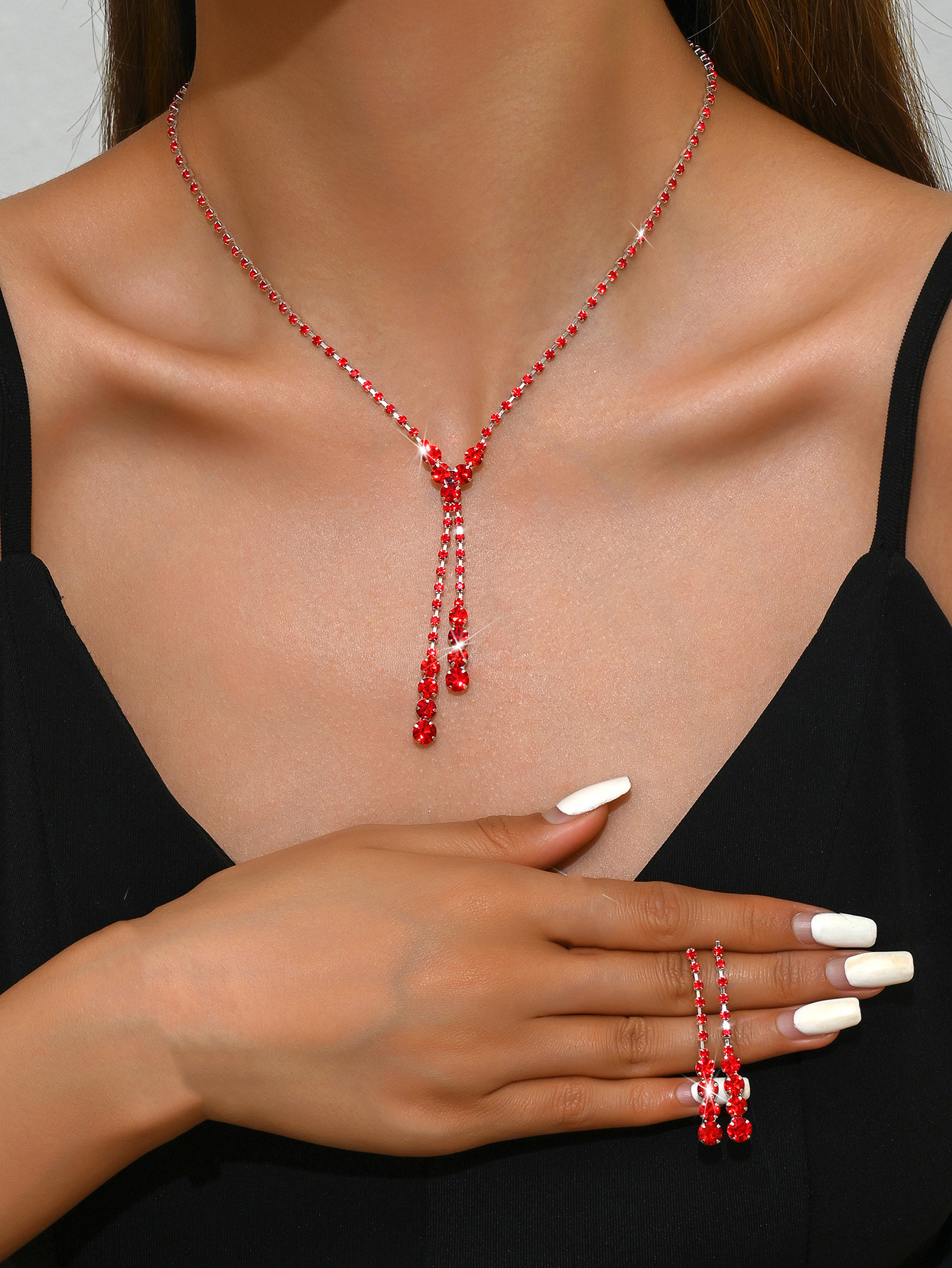 Directo de fábrica por lotes moda fotografía la boda accesorios pendientes collar pulsera traje combinación múltiples opciones