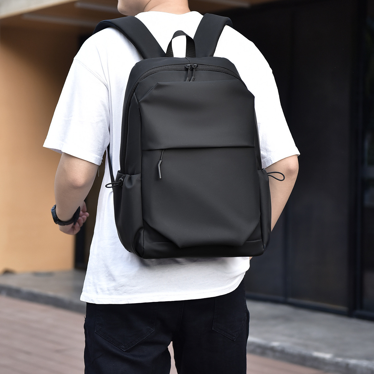 Mochila de gran capacidad para hombre, morral de viaje ligero repelente al agua, bolso de ordenador de negocios, bolso escolar sencillo e informal, oferta especial