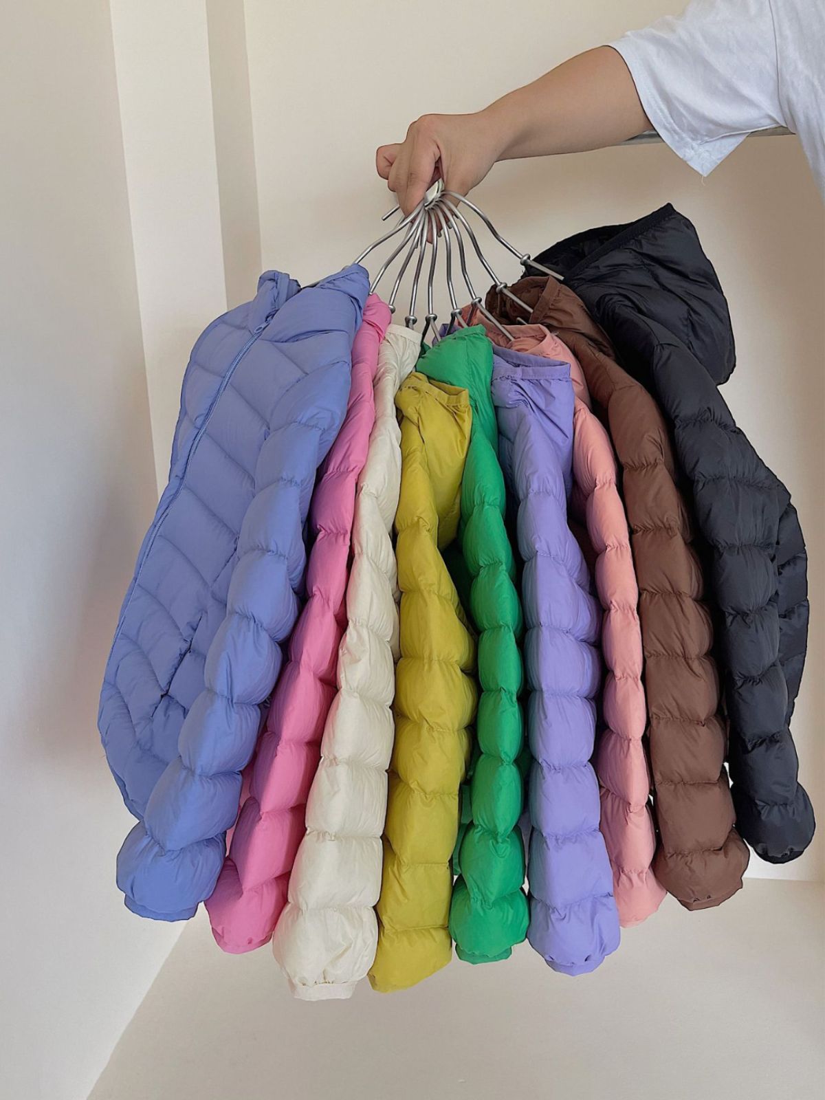 Chaqueta de plumón para niños ligero estilo coreano Otoño e Invierno chaqueta de plumón para niños 90 chaqueta de plumón de pato blanco en vivo al por mayor