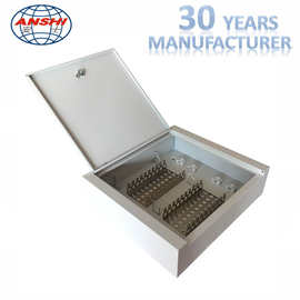 厂家直销 电缆接线盒 金属 200对室内电话分线箱