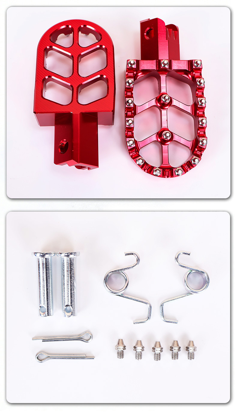 Wenzhou Motorcycle Small Off-Road Cnc Aluminum Alloy Foot Pedals Suitable for Crf150F Crf230F Cross-Border Use