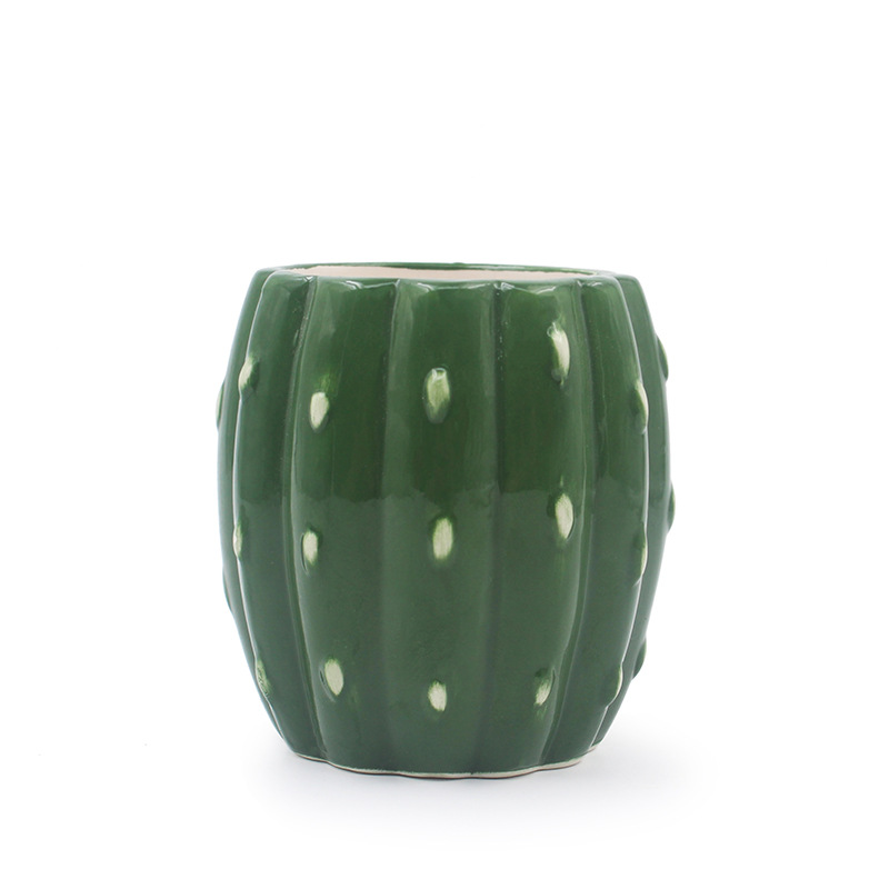 Taza de cerámica cactus taza de café cactus verde Taza de cerámica exportación transfronteriza Venta caliente pareja par taza