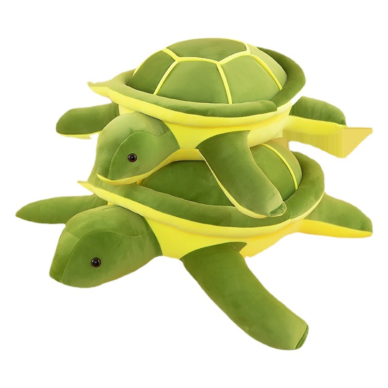 Software de comercio exterior transfronterizo tortuga muñeca de peluche juguete simulación tortuga almohada muñeca