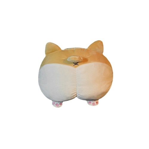 Car headrest, neck pillow, car cartoon corgi car cervical pillow supplies, seat cushion and lumbar support pair
