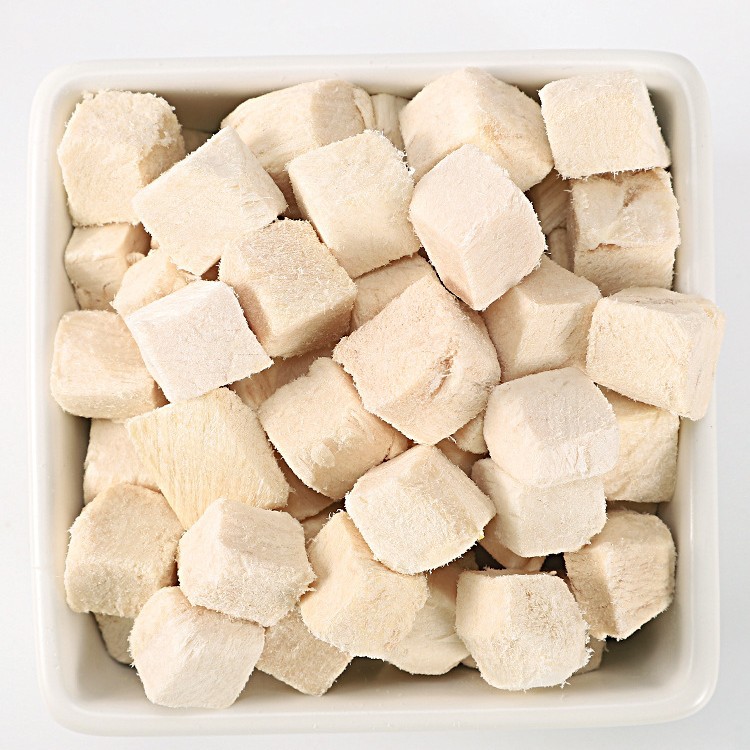 Aperitivos para gatos liofilizados, trozos de pollo, pechuga de pollo, codorniz, pescado de primavera, nutrición, branquias, yema de huevo para mascotas, comida para gatos, bocadillos para gatos