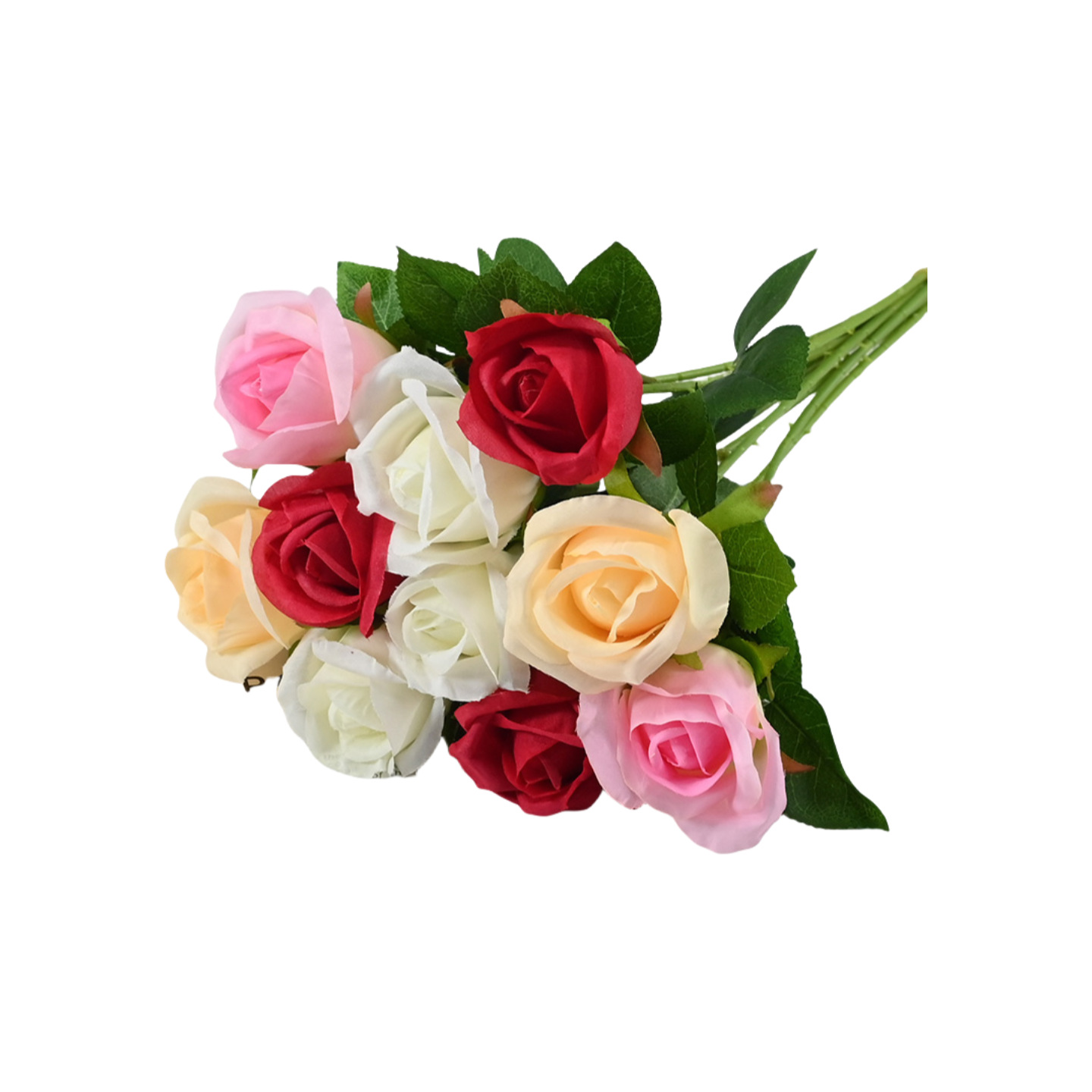 Flores de simulación al por mayor de una sola rosa triangular gran precio decoración de boda flores de decoración del hogar flores flores falsas flores flores falsas