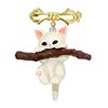 Japanese cute three dimensional high-end brooch, clothing, protective underware, pin, accessory, simple and elegant design