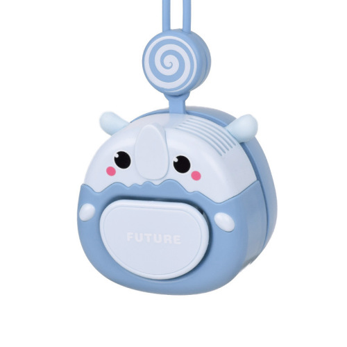 Hanging neck fan portable usb charging cartoon student dormitory desktop mini handheld small fan wholesale