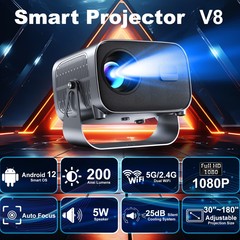 クロスボーダー A10 HD 4k スマートプロジェクター wifi6 低ノイズ 720p アウトドアキャンプポータブルミニプロジェクター